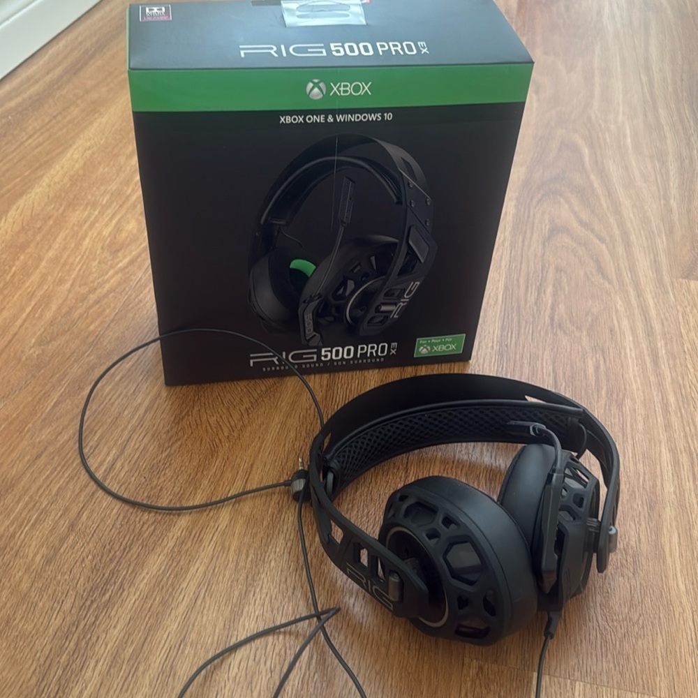 Xbox gaming headset RIG 500 PRO EX Surround sound game games in box